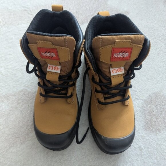 Aggressor Womens Steel Toe Construction Work Boots Like New size 8 - Picture 8 of 8